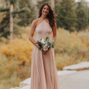 Blush Pink Bridesmaid Dress